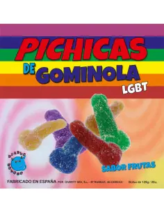 PRIDE PICHITAS DE GOMINOLA FRUTAS CON AZUCAR LGBT