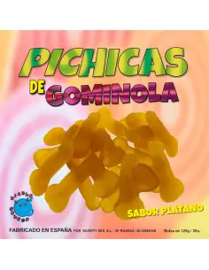 DIABLO GOLOSO PICHITAS DE GOMINOLA PLATANO