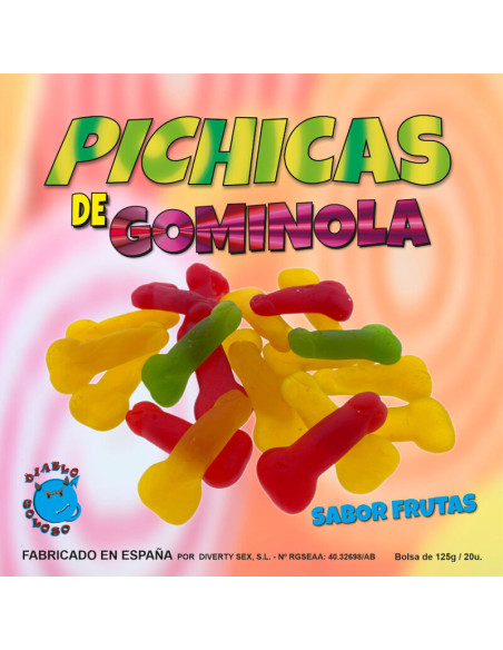 DIABLO GOLOSO PICHITAS DE GOMINOLA FRUTAS DIABLO GOLOSO PICHITAS DE GOMINOLA FRUTAS