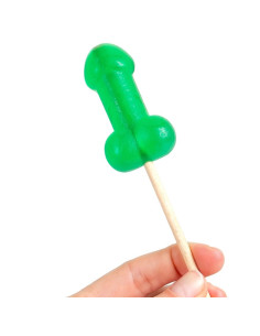 SECRETPLAY PIRULETA PENE CARAMELO MENTA CON EFECTO FRIO 2