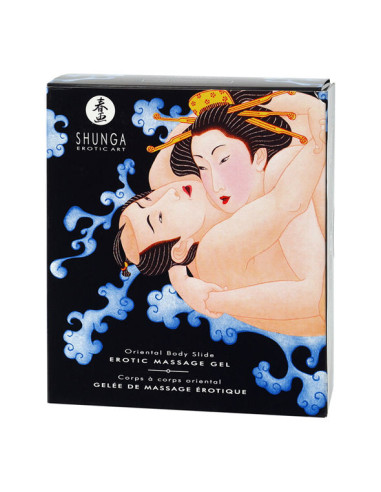 SHUNGA GEL DE MASAJE EROTICO CUERPO A CUERPO ORIENTAL FRUTAS EXOTICAS