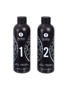SHUNGA GEL DE MASAJE EROTICO CUERPO A CUERPO ORIENTAL MELON MANGO 2