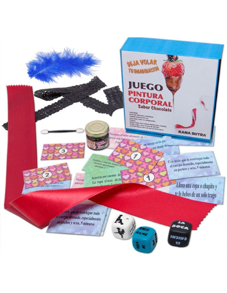 DIABLO PICANTE JUEGO DE DADOS CON PINTURA CORPORAL DIABLO PICANTE JUEGO DE DADOS CON PINTURA CORPORAL