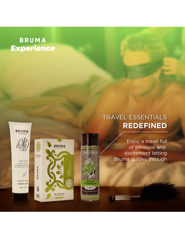 BRUMA XPERIENCE KIT TENTACION DULCE SANDIA CON POTENCIADOR DE ORGASMOS
