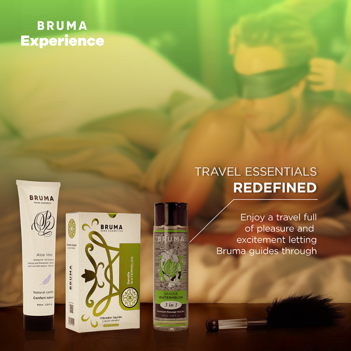 BRUMA XPERIENCE KIT TENTACION DULCE SANDIA VIBRO ORGASMICA
