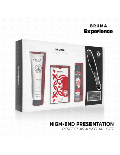 BRUMA XPERIENCE KIT TENTACION DULCE FRESA CON POTENCIADOR DE ORGASMOS