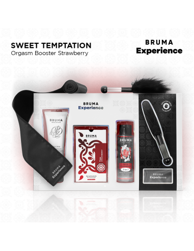 BRUMA XPERIENCE KIT TENTACION DULCE FRESA CON POTENCIADOR DE ORGASMOS
