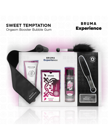 BRUMA XPERIENCE KIT TENTACION DULCE CHICLE CON POTENCIADOR DE ORGASMOS