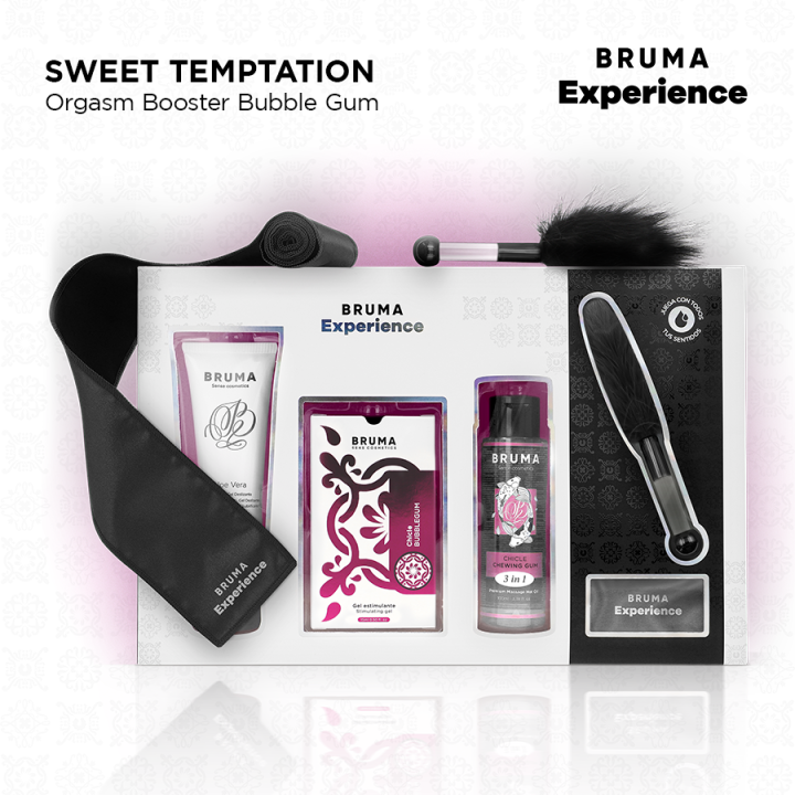 BRUMA XPERIENCE KIT TENTACION DULCE CHICLE CON POTENCIADOR DE ORGASMOS
