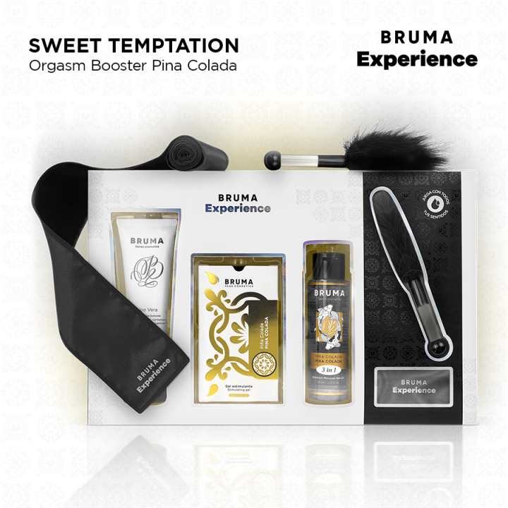 BRUMA XPERIENCE PACK TENTACION DULCE PINA COLADA CON POTENCIADOR DE ORGASMOS