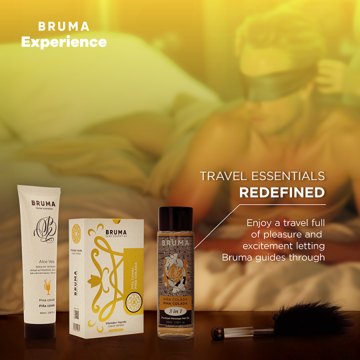 BRUMA XPERIENCE KIT TENTACION DULCE PINA COLADA VIBRO ORGASMICA