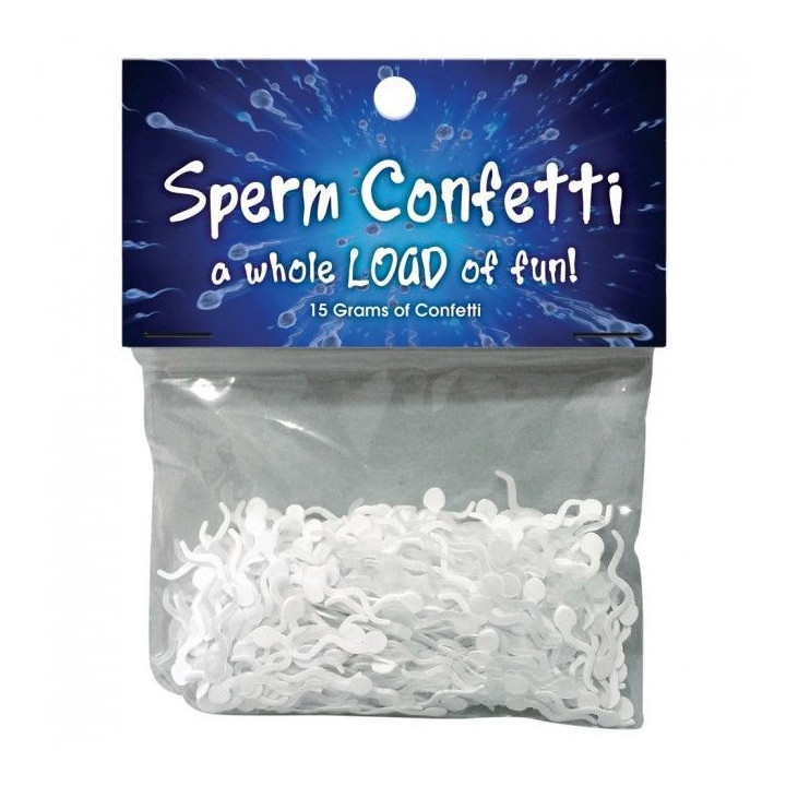 KHEPER GAMES CONFETI EN FORMA DE ESPERMA