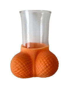 DIABLO PICANTE VASO CHUPITO CRISTAL CON HUEVOS NATURAL