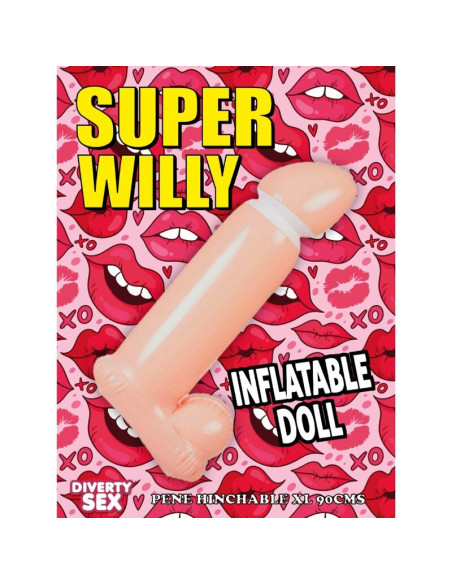 DIABLO PICANTE PENE HINCHABLE 100 CM DIABLO PICANTE PENE HINCHABLE 100 CM