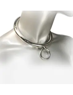 METAL HARD BDSM COLLAR CON ARGOLLA 10CM 2