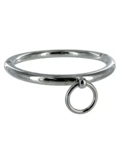 METAL HARD BDSM COLLAR CON ARGOLLA 10CM