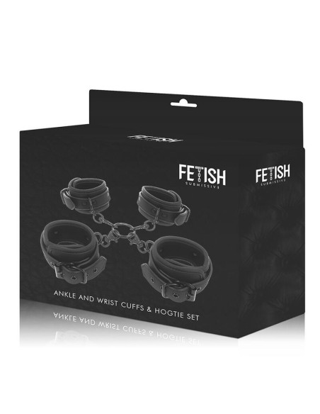 FETISH SUBMISSIVE SET ESPOSAS MANOS Y TOBILLOS CON FORRO DE NEOPRENO FETISH SUBMISSIVE SET ESPOSAS MANOS Y TOBILLOS CON FORRO DE NEOPRENO