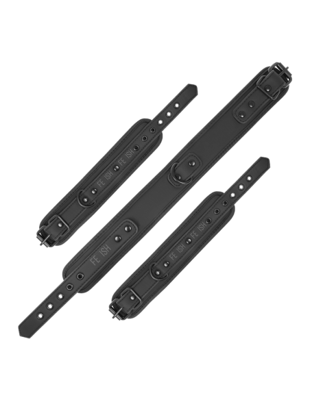 FETISH SUBMISSIVE COLLAR Y ESPOSAS CUERO VEGANO CON FORRO DE NEOPRENO FETISH SUBMISSIVE COLLAR Y ESPOSAS CUERO VEGANO CON FORRO DE NEOPRENO