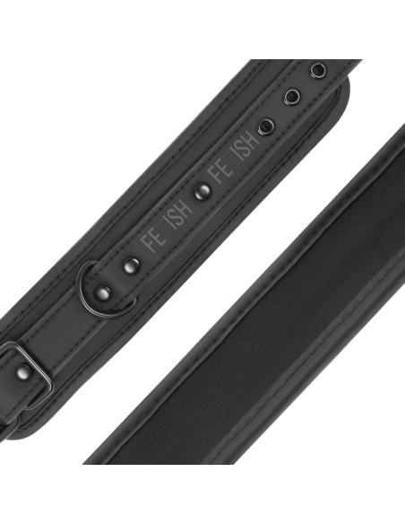 FETISH SUBMISSIVE COLLAR Y ESPOSAS CUERO VEGANO CON FORRO DE NEOPRENO FETISH SUBMISSIVE COLLAR Y ESPOSAS CUERO VEGANO CON FORRO DE NEOPRENO