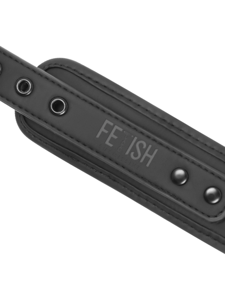 FETISH SUBMISSIVE COLLAR Y ESPOSAS CUERO VEGANO CON FORRO DE NEOPRENO FETISH SUBMISSIVE COLLAR Y ESPOSAS CUERO VEGANO CON FORRO DE NEOPRENO