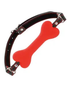 DARKNESS MORDAZA SILICONA HUESO ROJO 2