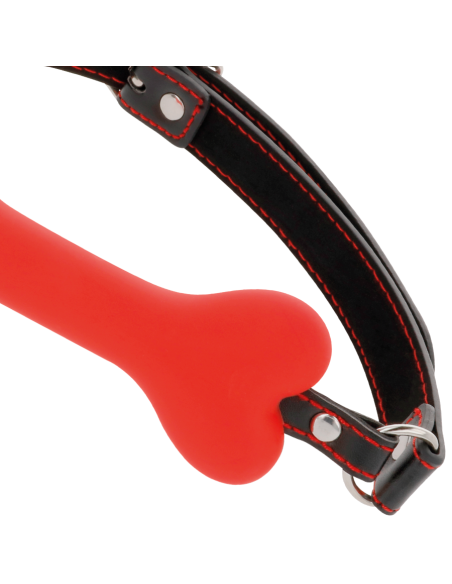 DARKNESS MORDAZA SILICONA HUESO ROJO DARKNESS MORDAZA SILICONA HUESO ROJO