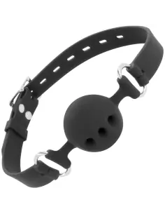 DARKNESS MORDAZA TRANSPIRABLE SILICONA NEGRO 2