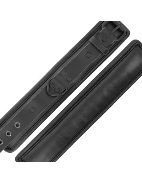 DARKNESS ESPOSAS AJUSTABLES MANOS LEATHER NEGRO DARKNESS ESPOSAS AJUSTABLES MANOS LEATHER NEGRO