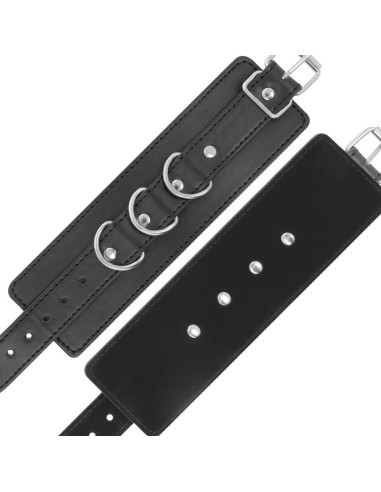 DARKNESS ESPOSAS CUERO TOBILLOS AJUSTABLES NEGRO