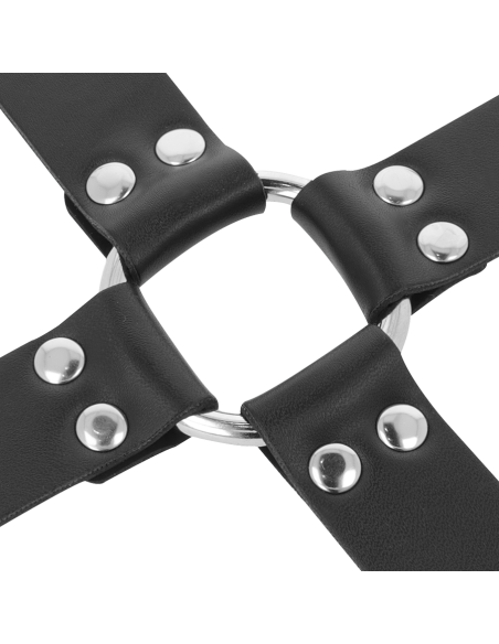 DARKNESS ESPOSAS DE CUERO PARA PIES Y MANOS NEGRO