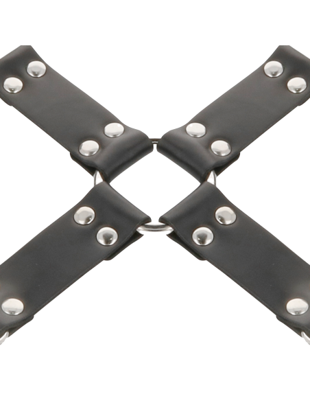 DARKNESS ESPOSAS DE CUERO PARA PIES Y MANOS NEGRO