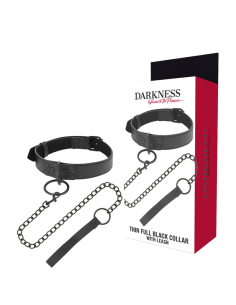 DARKNESS COLLAR CON CADENA NEGRO