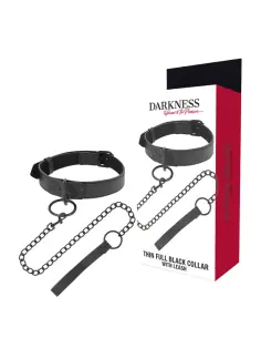 DARKNESS COLLAR CON CADENA NEGRO