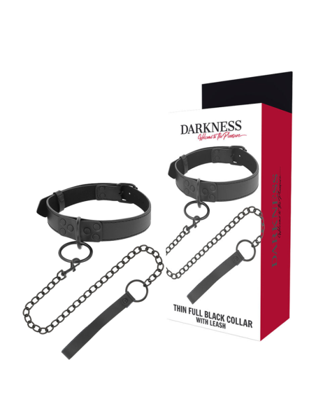 DARKNESS COLLAR CON CADENA NEGRO DARKNESS COLLAR CON CADENA NEGRO