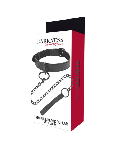 DARKNESS COLLAR CON CADENA NEGRO DARKNESS COLLAR CON CADENA NEGRO