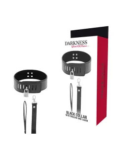 DARKNESS COLLAR BDSM CON CANDADO NEGRO