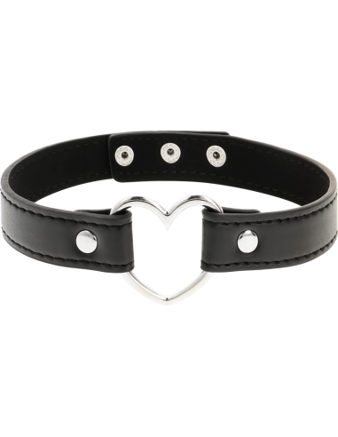 COQUETTE CHIC DESIRE COLLAR CUERO VEGANO ACCESORIO WOMAN CORAZON