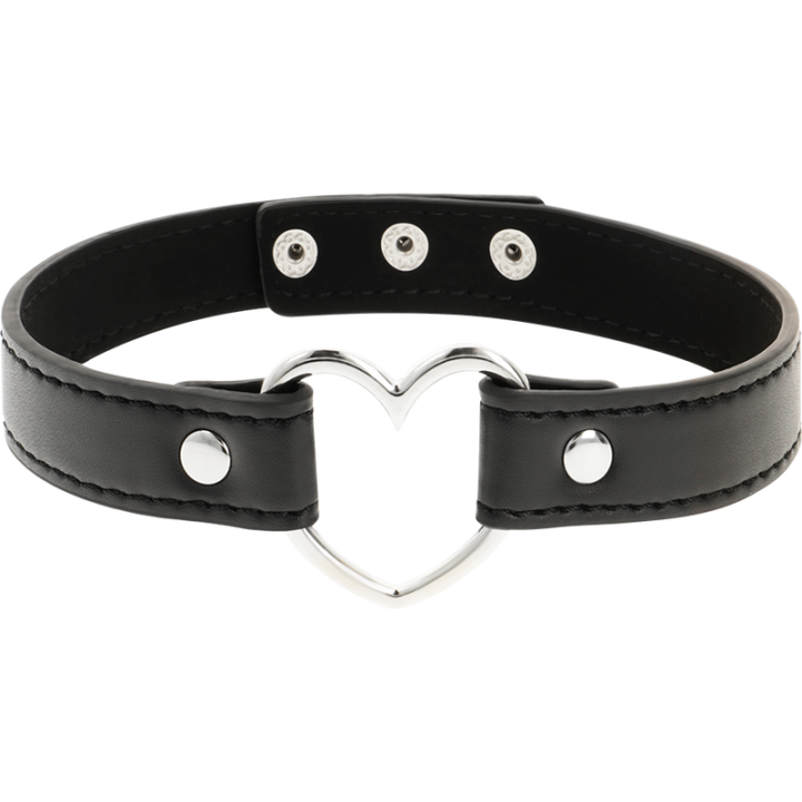 COQUETTE CHIC DESIRE COLLAR CUERO VEGANO ACCESORIO WOMAN CORAZON