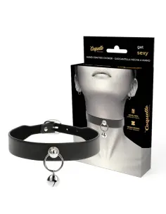 COQUETTE CHIC DESIRE COLLAR CUERO VEGANO ACCESORIO WOMAN CASCABEL ARO