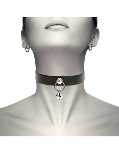 COQUETTE CHIC DESIRE COLLAR CUERO VEGANO ACCESORIO WOMAN CASCABEL ARO 2