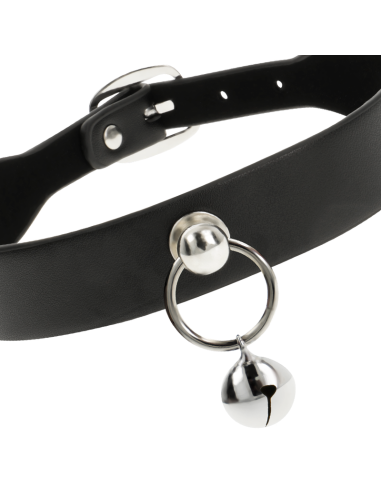 COQUETTE CHIC DESIRE COLLAR CUERO VEGANO ACCESORIO WOMAN CASCABEL ARO