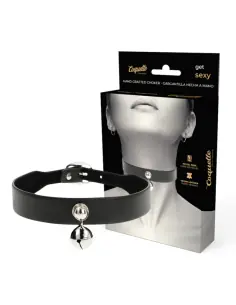 COQUETTE CHIC DESIRE COLLAR CUERO VEGANO ACCESORIO WOMAN CASCABEL