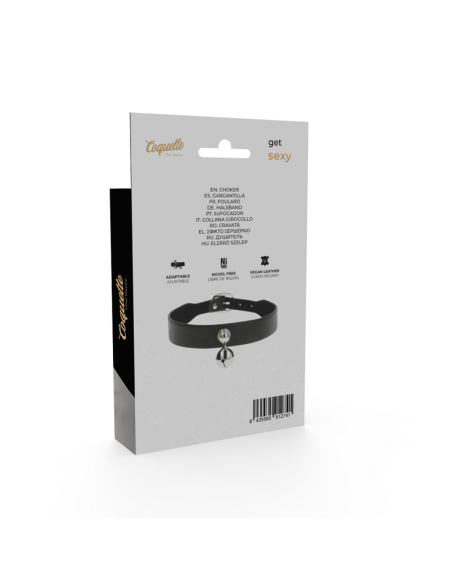 COQUETTE CHIC DESIRE COLLAR CUERO VEGANO ACCESORIO WOMAN CASCABEL COQUETTE CHIC DESIRE COLLAR CUERO VEGANO ACCESORIO WOMAN CASCABEL