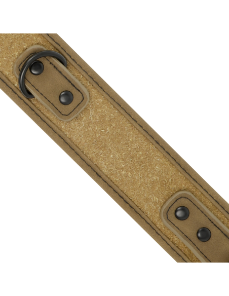 FETISH SUBMISSIVE ORIGEN COLLAR CON CADENA CON FORRO DE NEOPRENO