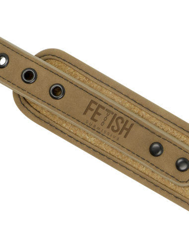 FETISH SUBMISSIVE ORIGEN COLLAR CON CADENA CON FORRO DE NEOPRENO