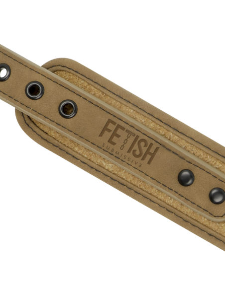 FETISH SUBMISSIVE ORIGEN COLLAR CON CADENA CON FORRO DE NEOPRENO