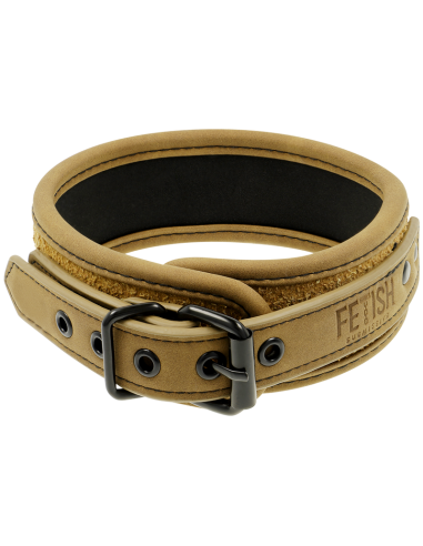 FETISH SUBMISSIVE ORIGEN COLLAR CON CADENA CON FORRO DE NEOPRENO