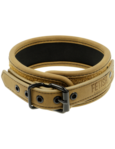 FETISH SUBMISSIVE ORIGEN COLLAR CON CADENA CON FORRO DE NEOPRENO