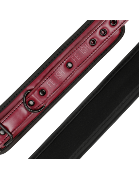 FETISH SUBMISSIVE DARK ROOM ESPOSAS TOBILLOS CUERO VEGANO CON FORRO DE NEOPRENO FETISH SUBMISSIVE DARK ROOM ESPOSAS TOBILLOS CUERO VEGANO CON FORRO DE NEOPRENO