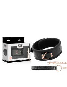 BEGME BLACK EDITION COLLAR CUERO VEGANO CON FORRO DE NEOPRENO 2